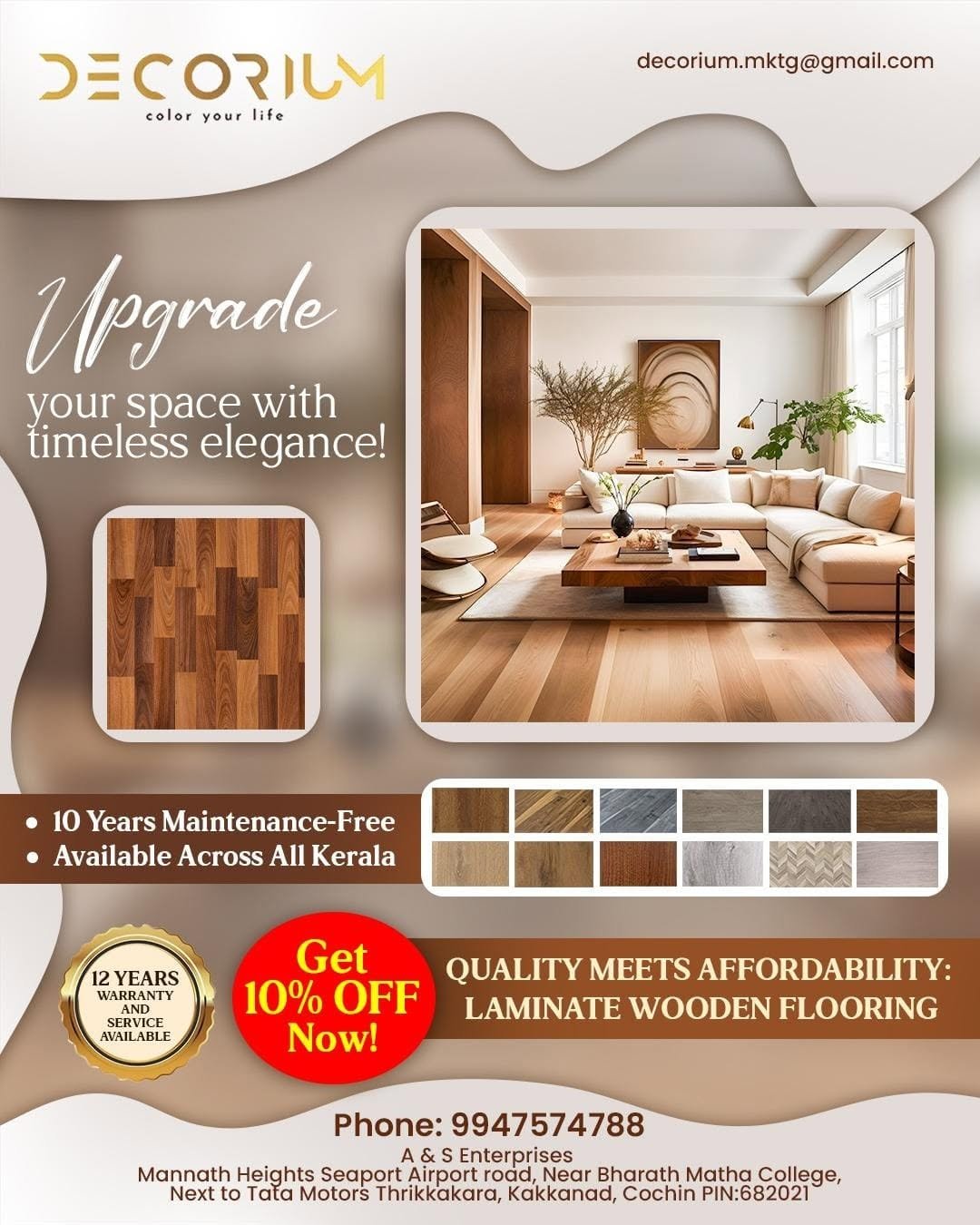 Decorium - Wallpapers & Wooden Floor Gallery Image