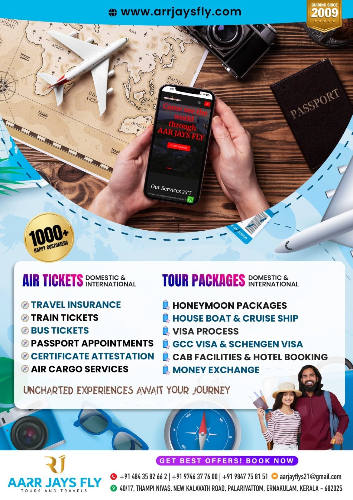 Aar Jays Fly Tours And Travels Gallery Image